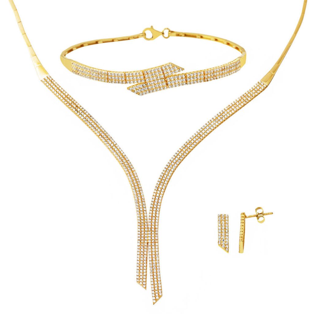 Su Yolu Jaune Or Mariage Parure