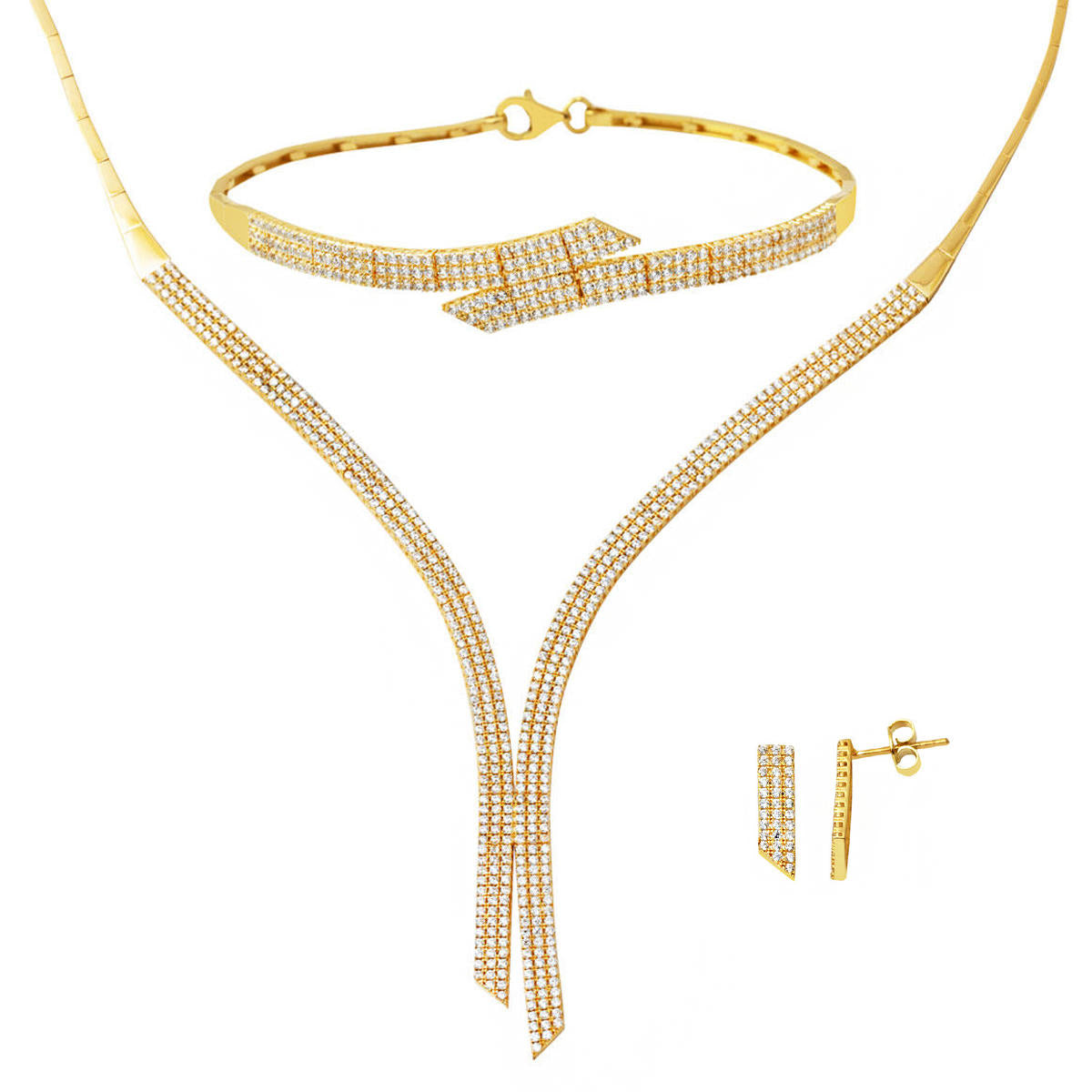 Su Yolu Jaune Or Mariage Parure