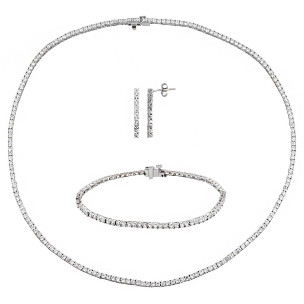 Su Yolu Spor 14 Karat White Gold Set
