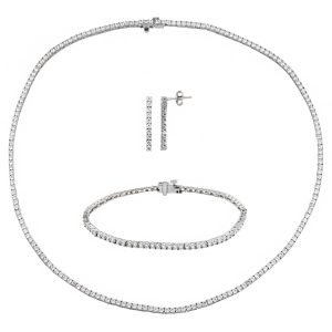 Su Yolu Spor 14 Karat White Gold Set
