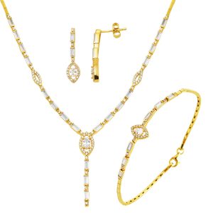 Baguette Design Or Bijou Parure