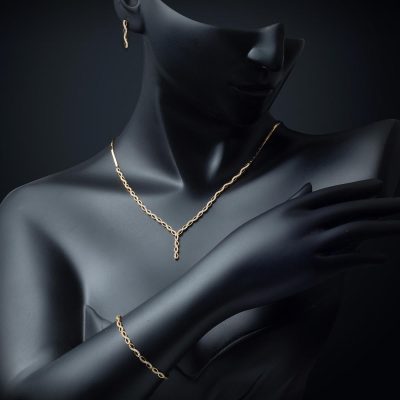Sonsuzluk 14 Ayar Altın Takı Seti - 14K - 1.68g - EZ Gold