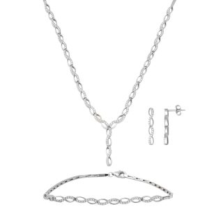 Infini 14 Carats Blanc Or Set