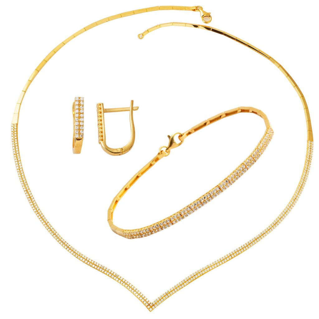 Ve Filigrane Or Bijou Parure