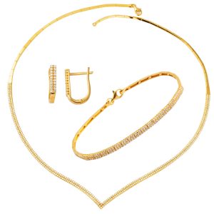 Ve Filigree Gold Jewelry Set