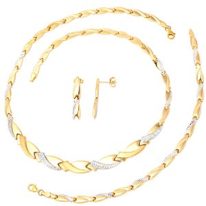 sans Pierre 14 Carats Or Set