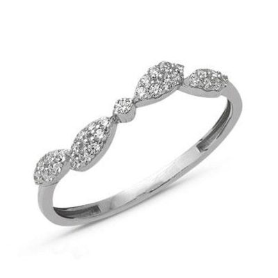 Ivy Model White Gold Spor Ring