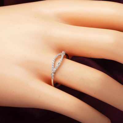 Minimal Design White Gold Spor Ring - 14K - 0.92g - EZ Gold