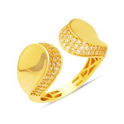 İkiz Design 14 Carats Femme Or Bague