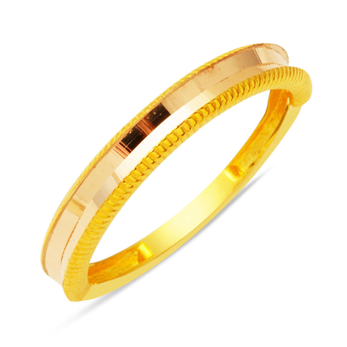 Ajda 14 Karat Plain Gold Ring
