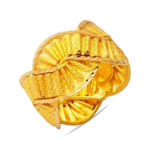 Ankara Torsadée 22 Carats Or Bague