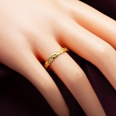 Saç Wovensü Minimal 14K Gold Ring - 14K - 1.75g - EZ Gold