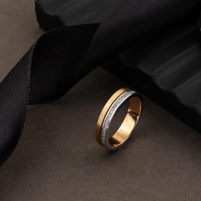 14K Rose White Gold Women's Alyans - 14K - 3.8g - EZ Gold