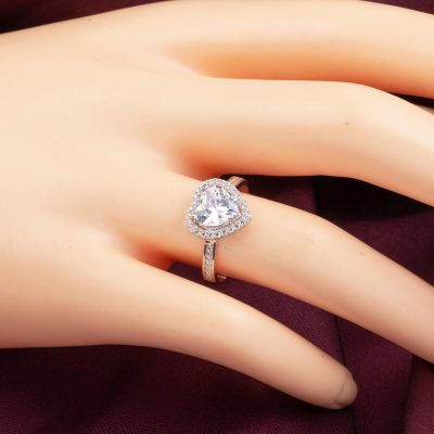 with Heart 14K Gold Solitaire Ring - 14K - 2.16g - EZ Gold