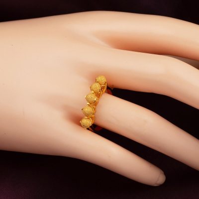 Beştaşlı 22 Ayar Dorika Altın Yüzük - 22K - 3.85g - EZ Gold
