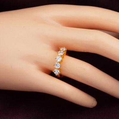 5 Pierre 22 Carats Or Bague - 22K - 3.17g - EZ Gold
