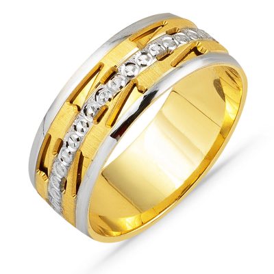 Dekor 14 Carats Or Femme Alyans Bague