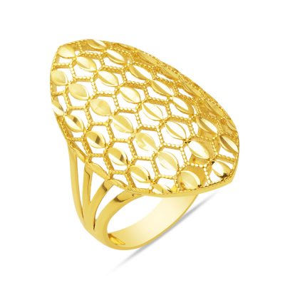 14K Petek Design Sade Gold Ring