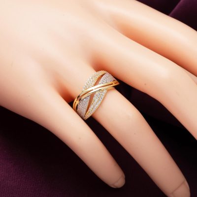 14K Meltem with Stones Gold Ring - 14K - 2.5g - EZ Gold