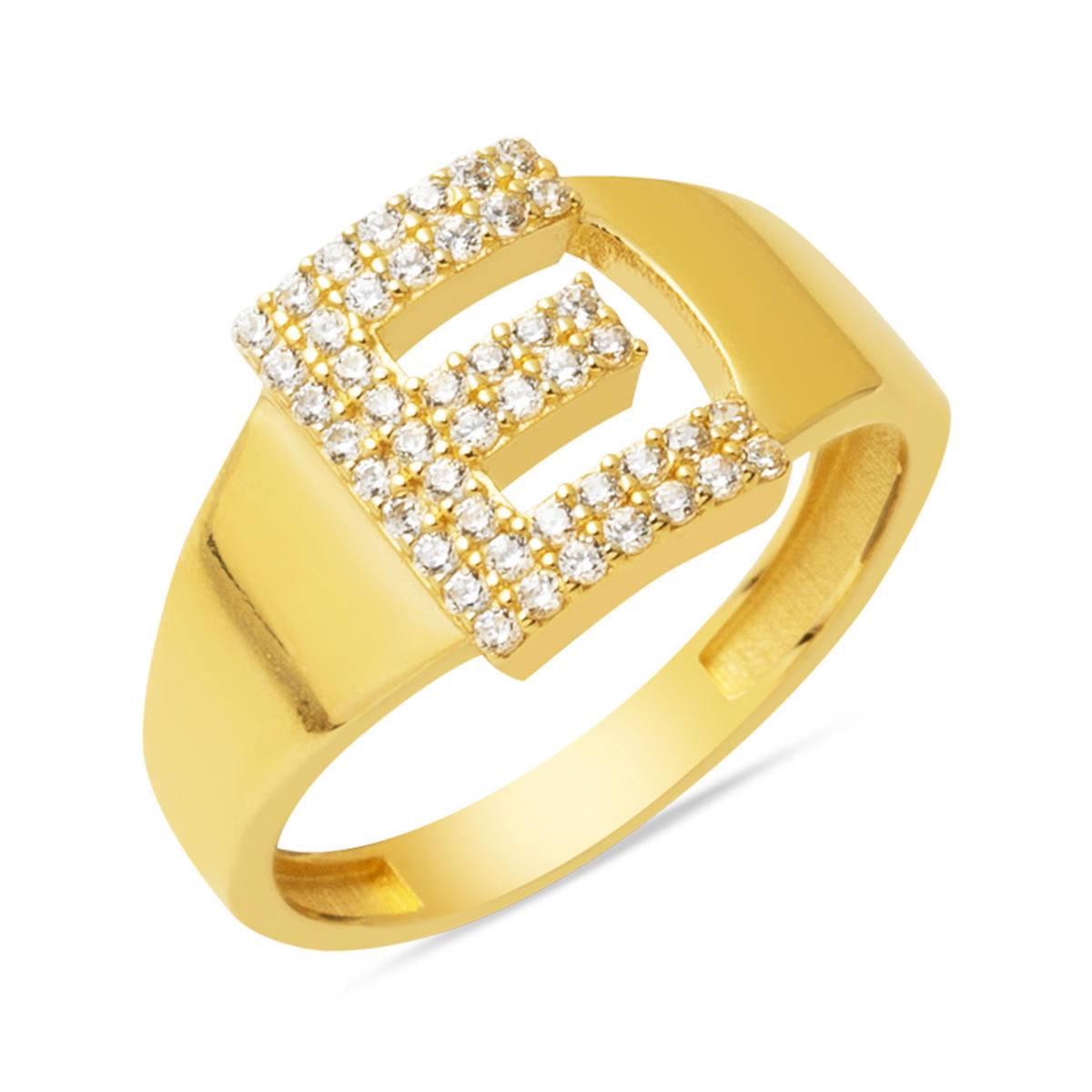 E Letteri Ring 14 Karat Yellow Gold