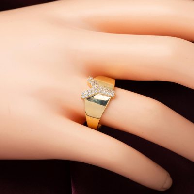 14K Gold Y Letter Ring - 14K - 3.01g - EZ Gold