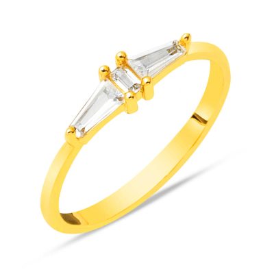 Baguetteli Yellow Gold 22K Ring