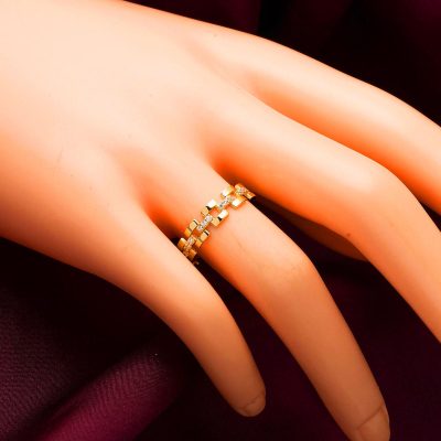Rolex Design 22 Carats Or Bague - 22K - 1.97g - EZ Gold