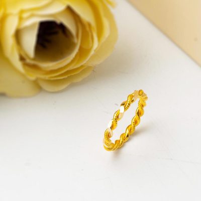 İkili Twisted 22K Gold Ring - 22K - 5.5g - EZ Gold