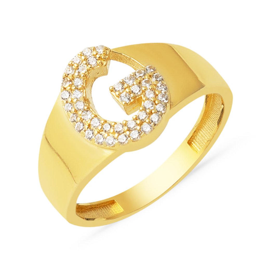 14 Karat G Letteri Gold Ring