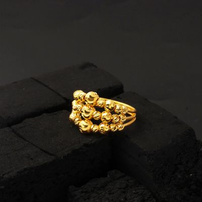 3 Row Doric Kaburga 22K Gold Ring - 22K - 5.85g - EZ Gold