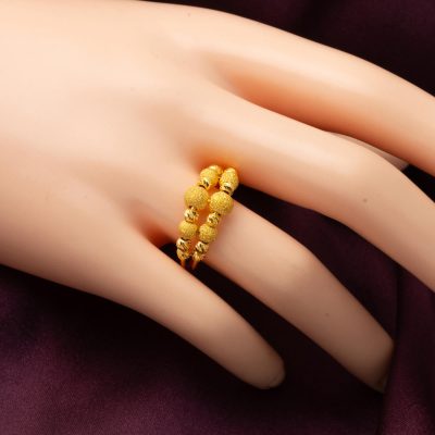 Kumlu Dorique à Boules 22 Carats Or Bague - 22K - 4.29g - EZ Gold