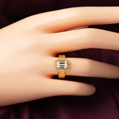 Maille Model 22 Carats Baguette Or Bague - 22K - 3.31g - EZ Gold