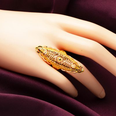 14K Hint İşi Mekik Gold Ring - 14K - 4.01g - EZ Gold