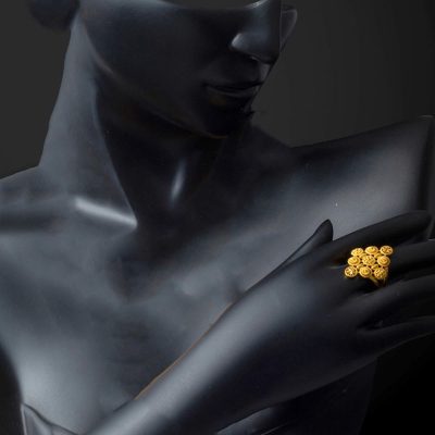 22K Hint İşi Gold Ring - 22K - 8.39g - EZ Gold
