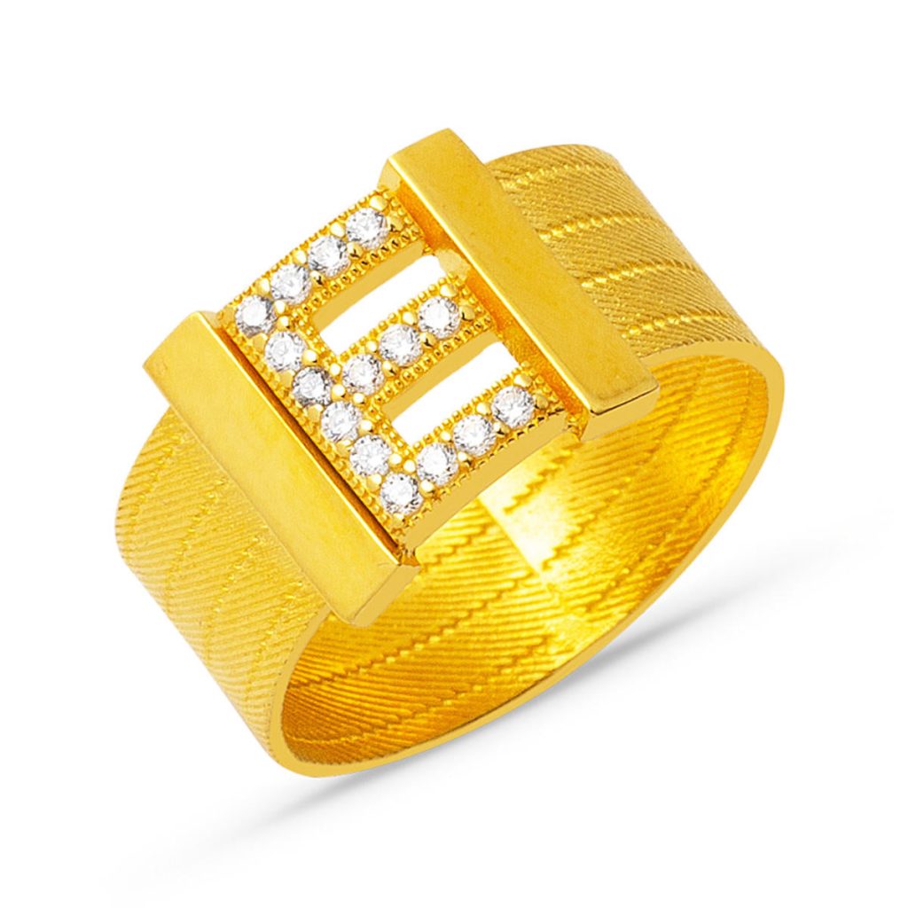 E Letterli Trabzon Woven Ring 22 Karat