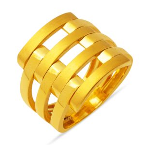 22 Karat Kaburga Gold Ring