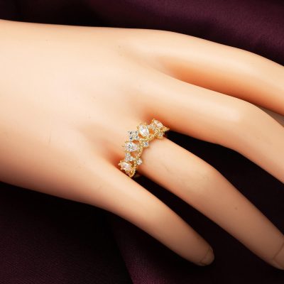 Kraliçe Tacı 14 Ayar Altın Yüzük - 14K - 2.57g - EZ Gold