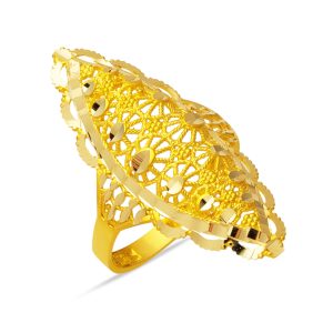 Hint İşi Kalemli 14 Carats Or Bague