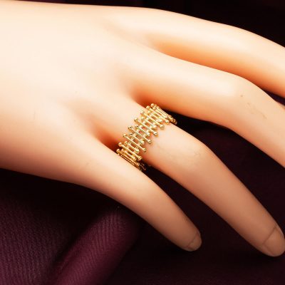 Marimba Designed 14K Yellow Gold Ring - 14K - 3.24g - EZ Gold