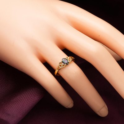 14K Mistik Topaz with Stones Gold Ring - 14K - 1.51g - EZ Gold