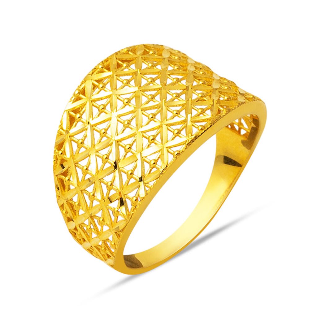 14 Karat Plain Gold Ring
