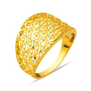 14 Karat Plain Gold Ring