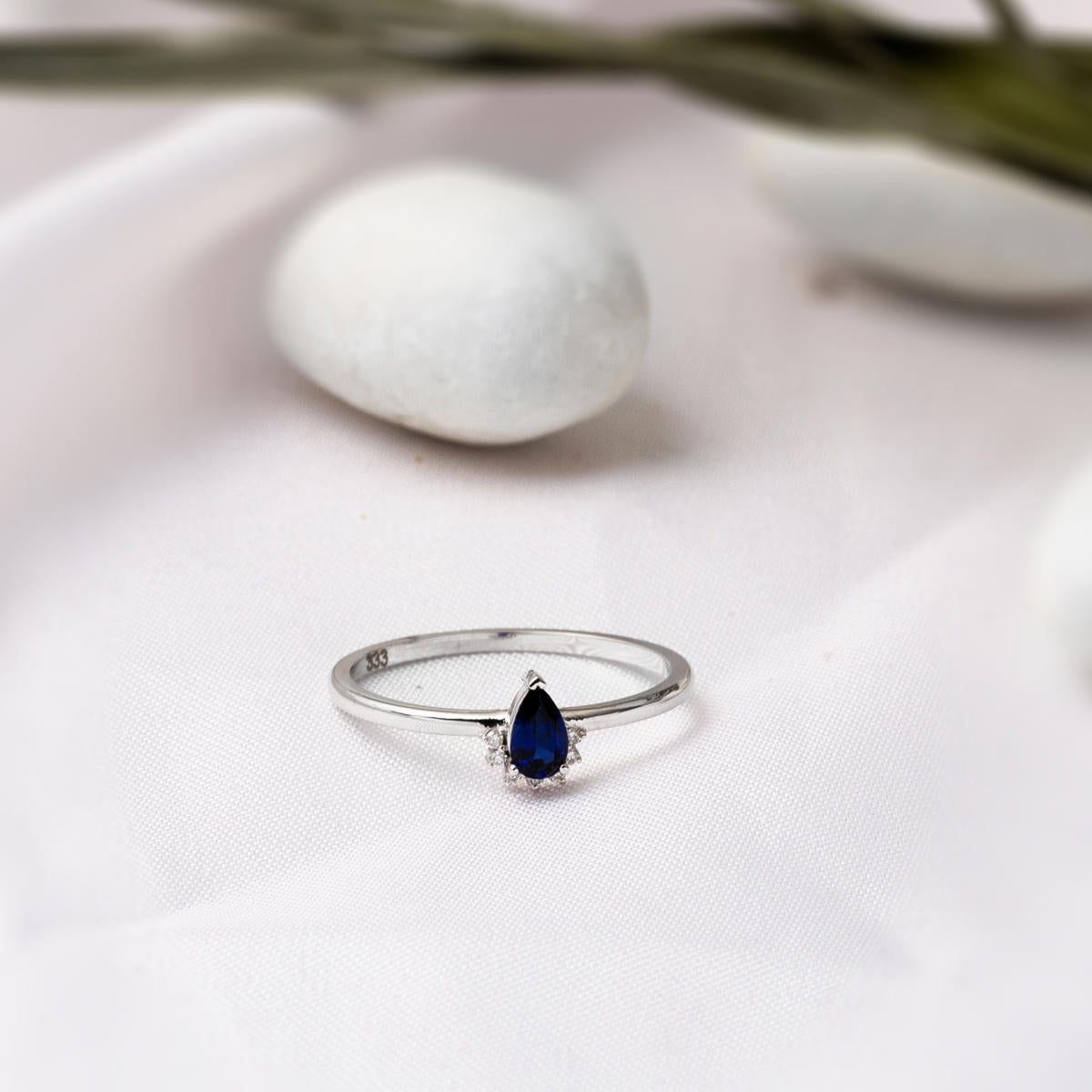 0,25 Ct. Safir Pırlantalı Yüzük - Görsel 3
