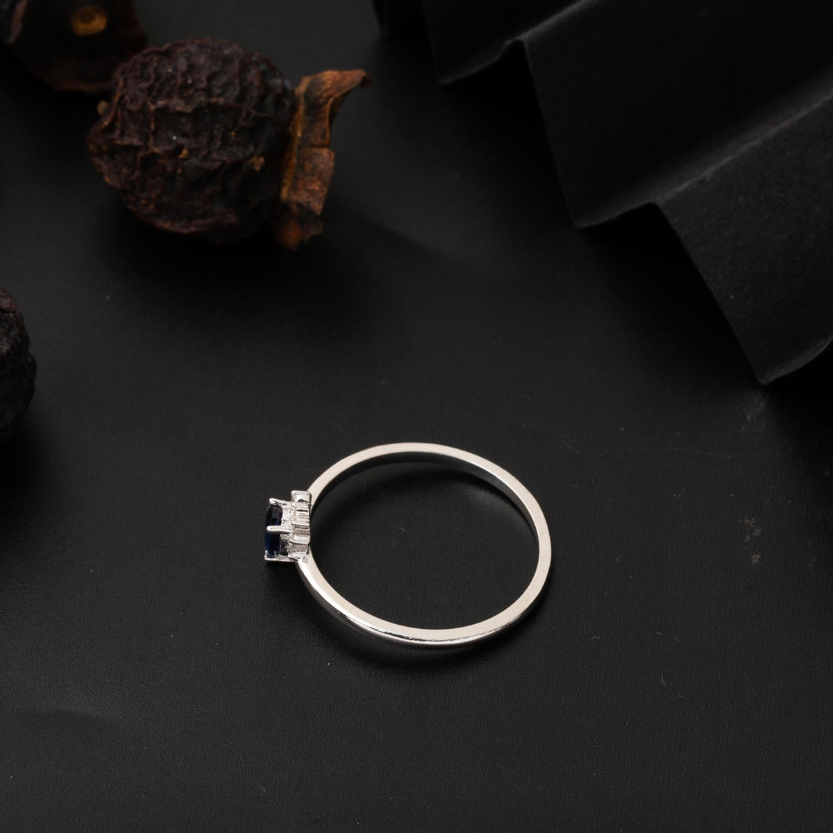 0,25 Ct. Safir Pırlantalı Yüzük - Görsel 5