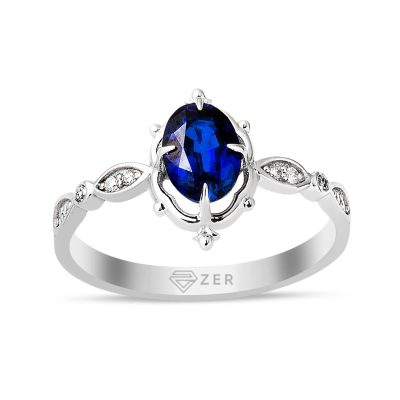 Zer Diamond Saphir Diamondlı Bague