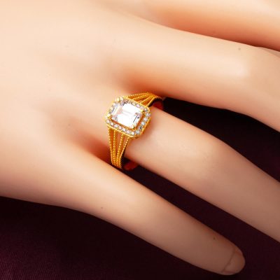 22 Carats Or Baguette Bague - 22K - 3.69g - EZ Gold