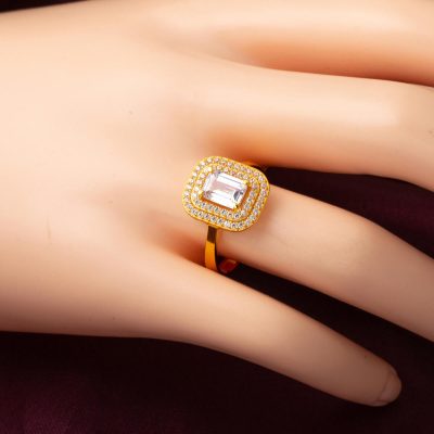 22K Yellow Gold Baguette Ring - 22K - 4.67g - EZ Gold