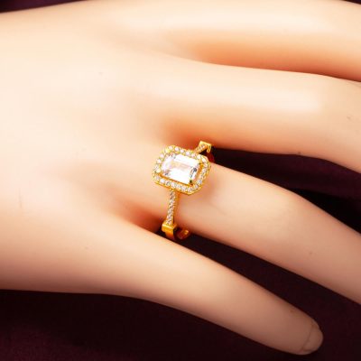 22K Gold Baguette Ring - 22K - 3.45g - EZ Gold