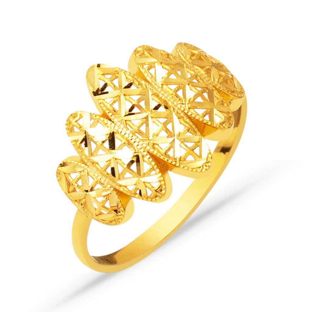 22 Karat Gold Tree of Life Ring