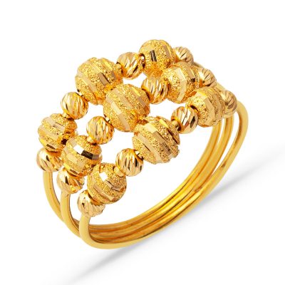 22K Gold Topaç Ring